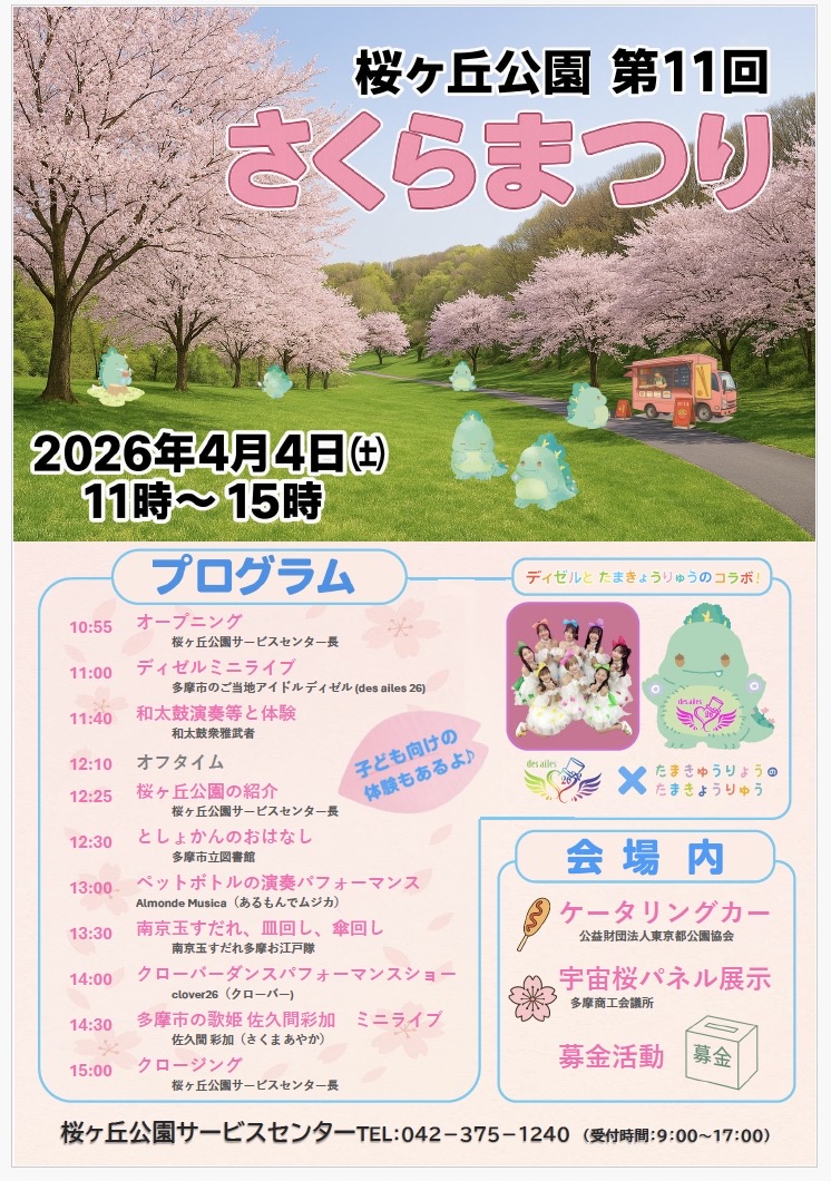 桜ヶ丘公園さくらまつり